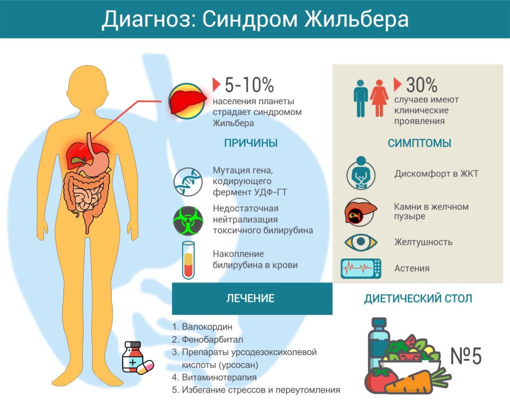 Болезнь Жильбера: Как распознать симптомы и что нужно знать о заболевании